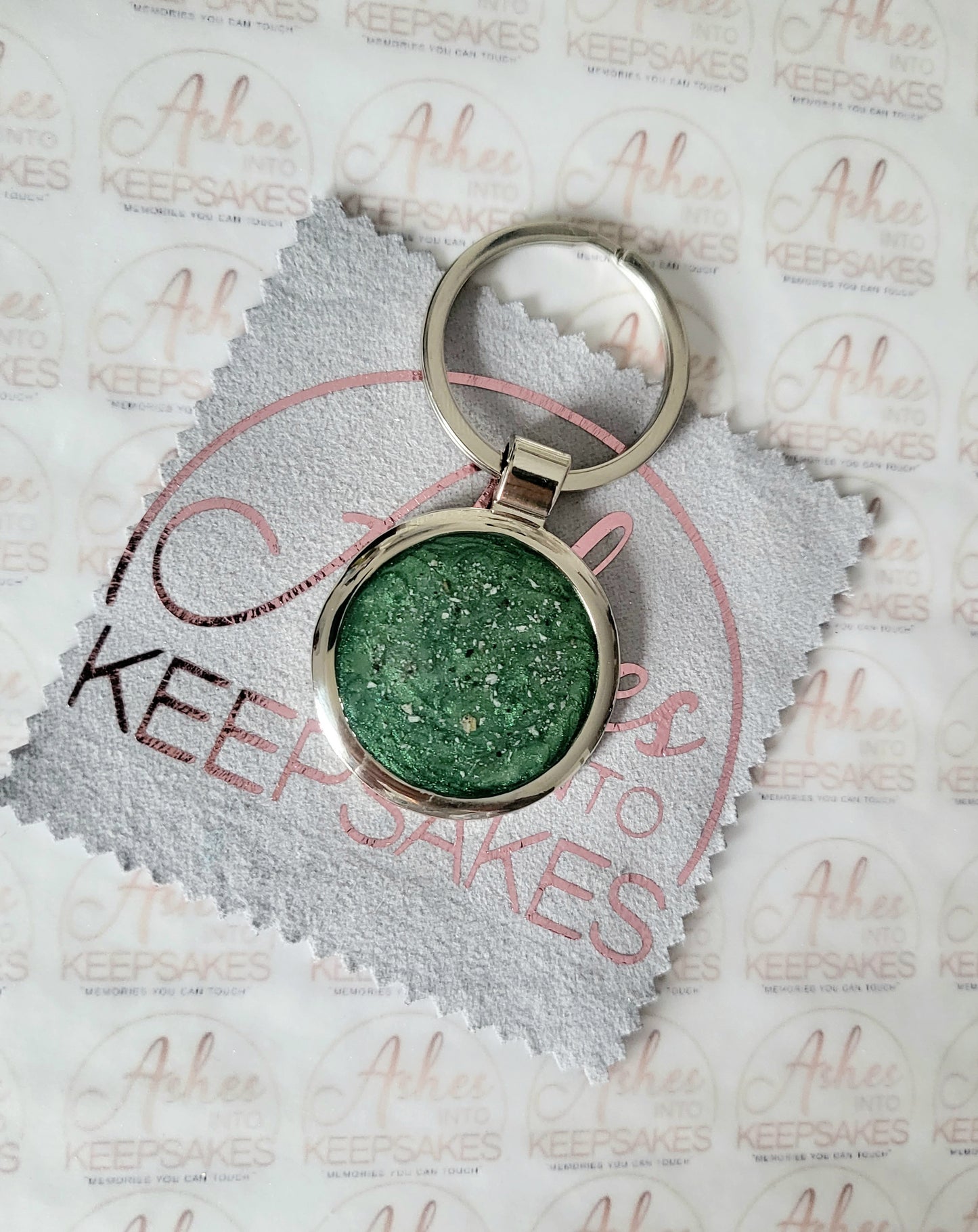 Circle Memorial Keyring