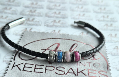 Leather Charm Bracelet