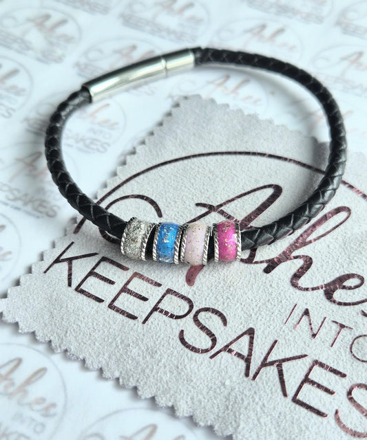 Leather Charm Bracelet