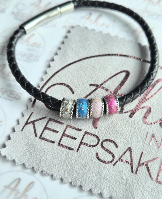 Leather Charm Bracelet