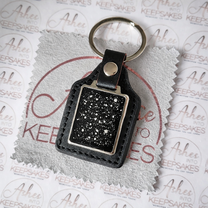 Leather Memorial Keyring
