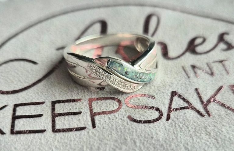 Silver Ashes Ring.