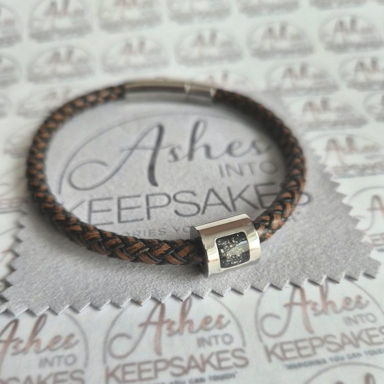 Men's Ashes Bracelet.